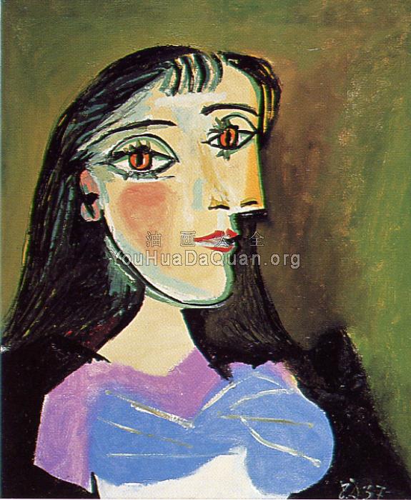 女人肖像 - 巴勃罗·毕加索